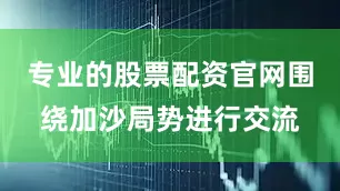 专业的股票配资官网围绕加沙局势进行交流