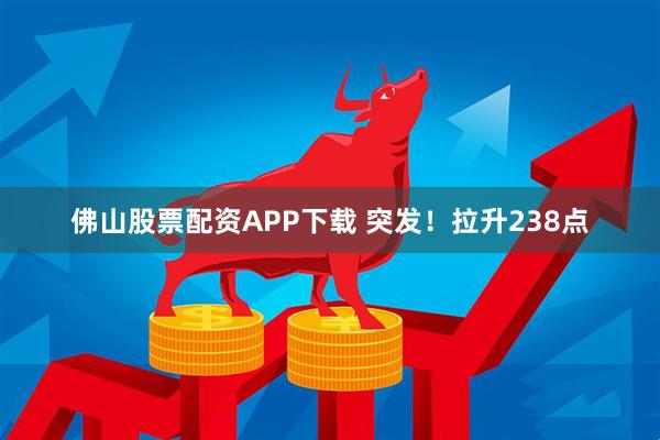 佛山股票配资APP下载 突发！拉升238点